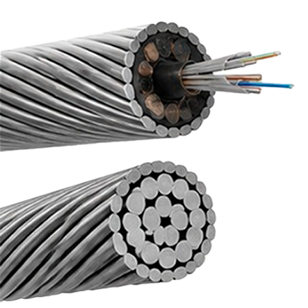 CABLES PARA HILOS DE GUARDA CON Y SIN FIBRAS ÓPTICAS